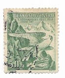 Cehoslovacia - Jocurile de Iarna de la Sokol, Muntii Tatra Inalti, 1938 - 50 H, obliterat