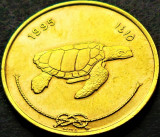 Moneda exotica 50 LAARI - I-le MALDIVE, anul 1995 *cod 1215