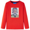 Tricou pentru copii cu maneci lungi, rosu, 92 GartenMobel Dekor, vidaXL