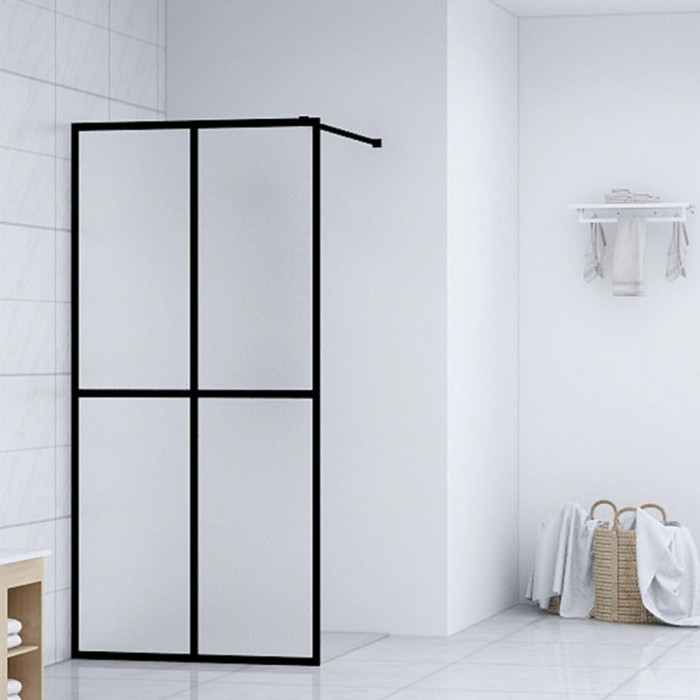 vidaXL Paravan de duș walk-in, 100 x 195 cm, sticlă securizată