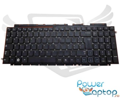 Tastatura Samsung BA75 04303A layout UK fara rama enter mare, NP365E5C layout UK fara rama enter mare, foto