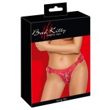 Harness Chilot Strap On Femei, piele rosie Eco, S-L