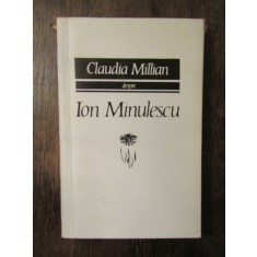 CLAUDIA MILLIAN DESPRE ION MINULESCU