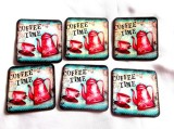 Set suporturi pahare cu coffe time 40144