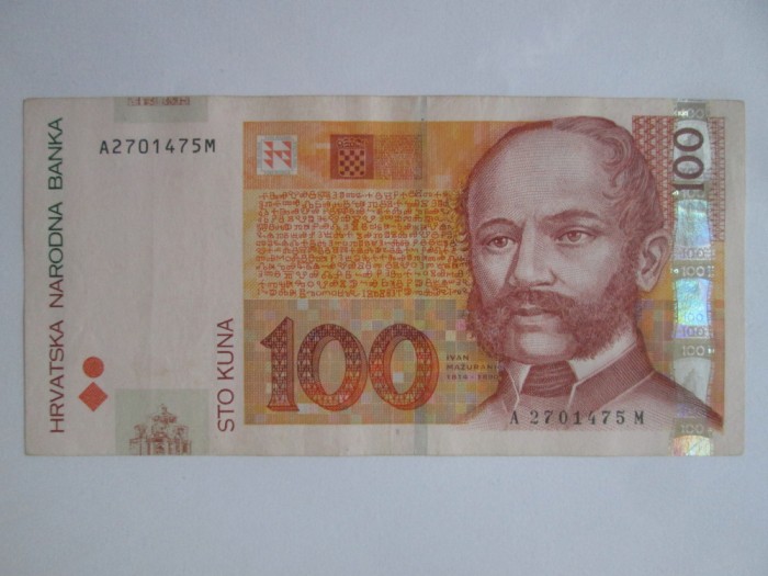 Croația 100 Kuna 2002