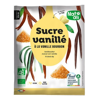 Zahar vanilat Bourbon, bio, 80g, Nat-ali foto