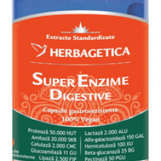 Super Enzime Digestive, 30 capsule, Herbagetica