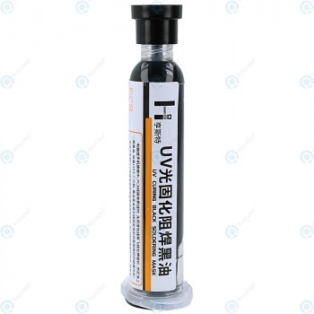 Catarg de lipit HTS UV curabil negru 10ml foto