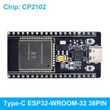 Placa de dezvoltare ESP-WROOM-32 / ESP32 CP2102 cu USB Type-C, WiFi, Bluetooth