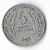 Moneda 5 francs 1969 - Burundi, Africa, Aluminiu