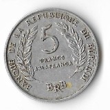 Moned 5 francs 1969 - Burundi