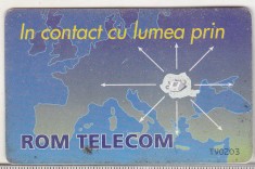 bnk card Cartela telefonica de colectie - Romtelecom 1996 - Abstracta