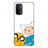 Husa compatibila cu Oppo A54 5G, A74 5G Silicon Gel Tpu Model Finn and Jake Tongues