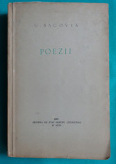 George Bacovia ? Poezii ( ultimul volum antologie de autor ) foto