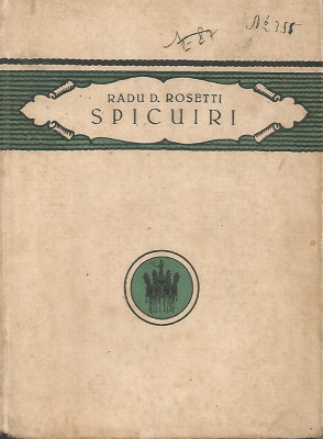 Spicuiri - Radu D. Rosetti foto