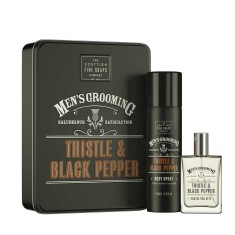 Set cadou barbati apa de toaleta 50 ml, deodorant 150 ml, in cutie metalica foto