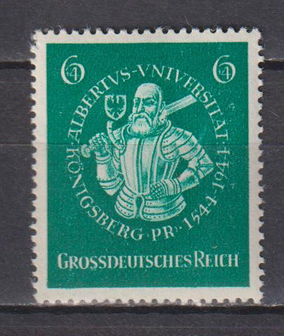 GERMANIA GROSSDEUTSCHES REICH 1944 MI. 896 MNH