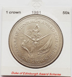 1893 Insula Man 1 crown 1981 Duke of Edinburgh Award Scheme km 76, Europa
