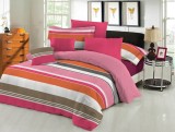 Cumpara ieftin Lenjerie de Pat 100% Bumbac ranforce, Somnart, model M11, 2 persoane, pentru pilota de 180x200, ambalaj cutie cadou