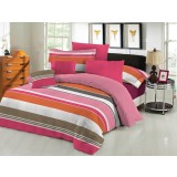 Lenjerie de Pat 100% Bumbac ranforce, Somnart, model M11, 2 persoane, pentru pilota de 180x200, ambalaj cutie cadou