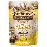 Carnilove Kitten Iepure cu gălbenele 85 g