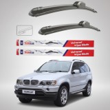 Cumpara ieftin Ștergătoare BMW X5 E53 (1999&ndash;2002) Flat | Set Față &ndash; TeamCar&reg;