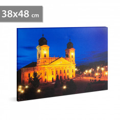 FAMILY POUND - Tablou cu LED - Debretin , 2 x AA, 38 x 48 cm foto