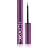 essence COLOUR it! eyeliner metalic pentru ochi culoare 02 Dark Cherry 3 ml