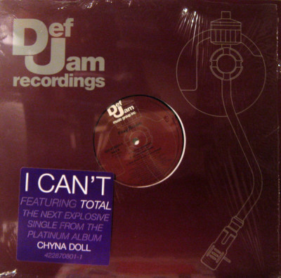 Vinil Foxy Brown Featuring Total &amp;lrm;&amp;ndash; I Can&amp;#039;t ; 12&amp;quot; NOU ! SIGILAT ! foto