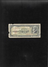 Cuba 5 pesos 1958 seria018654 uzata