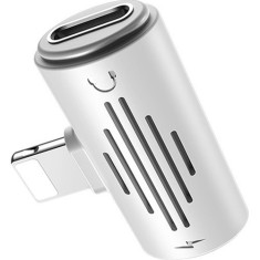Convertor Audio și &Icirc;ncărcare Lightning Borofone BV6 &ndash; Sunet și Alimentare Simultană pentru iPhone 14 13 12 11 Pro Max