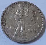 Rom&acirc;nia, 2 Lei 1910, Argint.