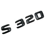 Emblema S 320 pentru spate portbagaj Mercedes, Negru