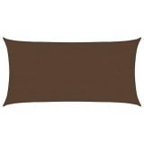 Cumpara ieftin Panza parasolar, maro, 4x7 m, HDPE, 160 g/m&sup2;