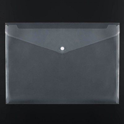 Mapă Plastic Transparentă, 45x32cm, Cu Buton foto