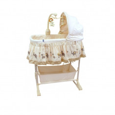 Patut nou nascut Baby Mix PL-501C, Crem foto