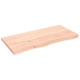 Cumpara ieftin Blat de masa, 100x50x(2-4) cm, lemn masiv de stejar netratat