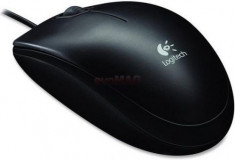 Mouse Logitech B100 Optic (Negru) foto