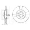 Disc frana DACIA LOGAN MCV (KS) (2007 - 2016) KRIEGER 0950004297