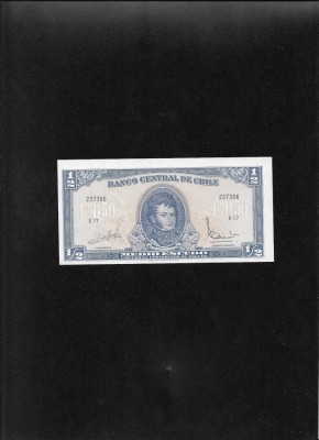 Chile 1/2 0.5 escudo 1962 seria237306 unc foto