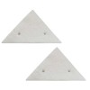 Set 2 buc Bureti pentru Spalator Geamuri Dublu cu Magnet cu Grosime intre 5 si 15 mm, Albe