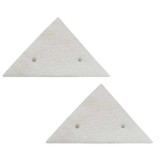 Set 2 buc Bureti pentru Spalator Geamuri Dublu cu Magnet cu Grosime intre 5 si 15 mm, Albe