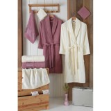 Cumpara ieftin Set Baie Luisa 10 Piese, Halate si Prosoape pentru El si Ea - HEP135