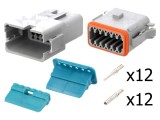 Conector cablu-cablu AT PIN 12