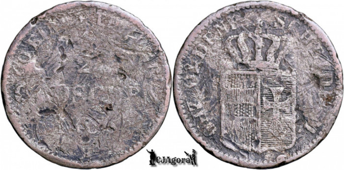 186(0-9), &frac12; Groschen - Petru al II‑lea - Marele Ducat de Oldenburg