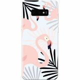 Husa silicon personalizata pentru Samsung Galaxy S10 Lite, Flamingo
