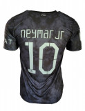 Tricou Negru- Gri Adulti PSG - Neymar jr (XL,XXL) -