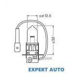Bec 12v h3 55 w original osram UNIVERSAL Universal #6, Array