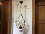 Candelabru,lustra,lampa rustica de tavan germana