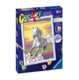 Cumpara ieftin Kit pictura pe numere Ravensburger - Cal la apus